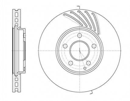 Диск тормозной Mercedes S211, W211 REMSA 61140.10