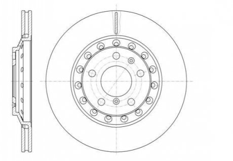 Диск гальмівний Audi A8, Volkswagen Phaeton REMSA 61155.10