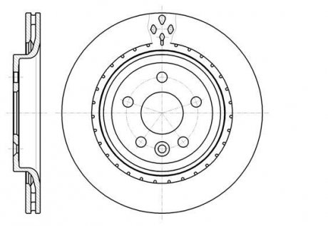 Диск тормозной Volvo V60, V70, S80, XC70, S60 REMSA 61305.10