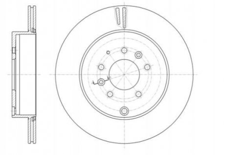 Купить Диск тормозной Mazda CX-7, CX-9 REMSA 61402.10 (фото1) подбор по VIN коду, цена 3361 грн.