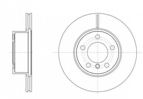 Купить Диск тормозной BMW F20, F30, F32, F21, F31, F34, F36, F33 REMSA 61449.10 (фото1) подбор по VIN коду, цена 2422 грн.