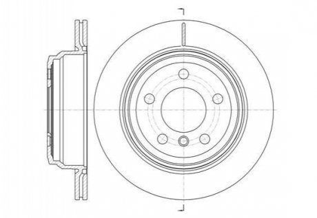 Диск тормозной BMW F30, F32, F31, F33, F34, F36 REMSA 61453.10