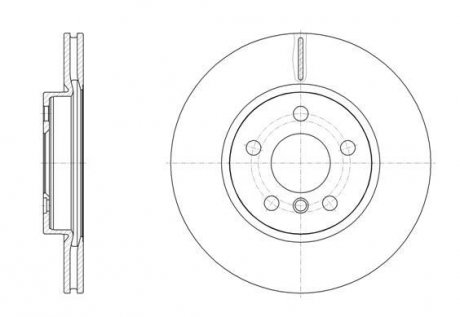 Диск гальм. передн. BMW 2 Mini Cooper, BMW F45, F46, Mini Clubman REMSA 61545.10