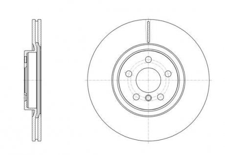 Диск тормозной передний BMW X1 BMW F45, F46, X1, Mini Countryman, BMW X2, F40 REMSA 61546.10