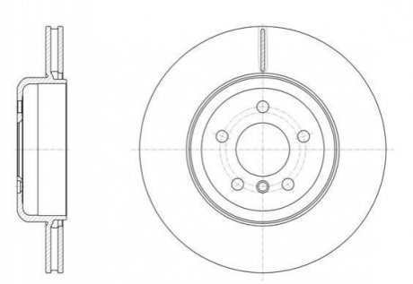 Диск гальмівний BMW F13, F10, F01, F04, F07, F11, F06 REMSA 61551.10