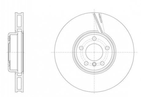 Диск гальмівний BMW F13, F10, F01, F04, F11, F12, F07, F06 REMSA 61552.11