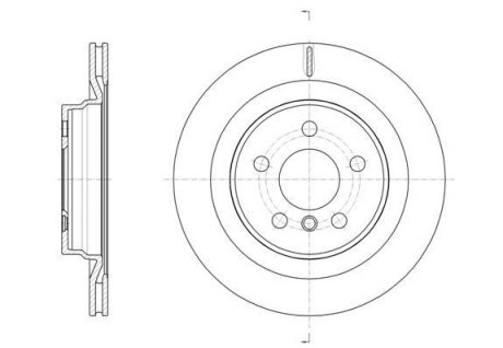 BMW ДИСК ГАЛЬМIВНИЙ ЗАДНIЙ 1/F40, X1/F48 BMW F45, F46, X1, Mini Clubman, Countryman, BMW X2, F40 REMSA 61632.10