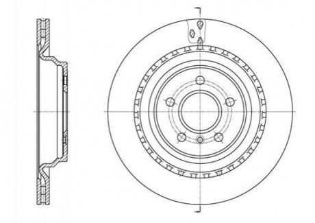 Диск тормозной Mercedes M-Class, GLE-Class REMSA 61636.10