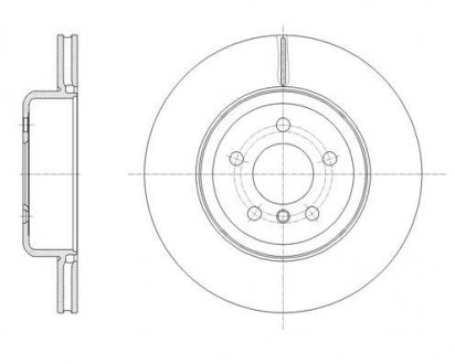 Купить BMW Диск гальмівний задній 3/F30 BMW F30, F32, F31, F33, F34, F36 REMSA 61652.10 (фото1) подбор по VIN коду, цена 3045 грн.