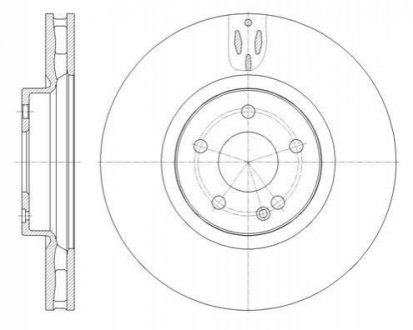 Диск гальмівний Mercedes V-Class, Vito REMSA 61657.10