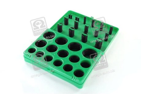 Набір кілець ущільнювальних чорні 500 шт. (діам. 2,8-50 мм) RIDER rd11500zk