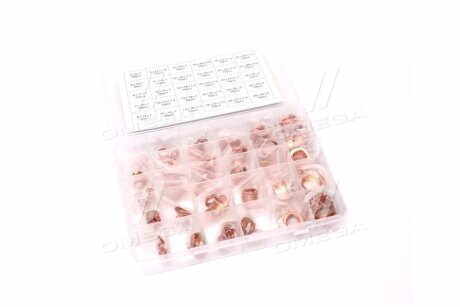 Набор мідних шайб №1 Ф5*9-Ф28*36 (570 шт) RIDER rd11570zk