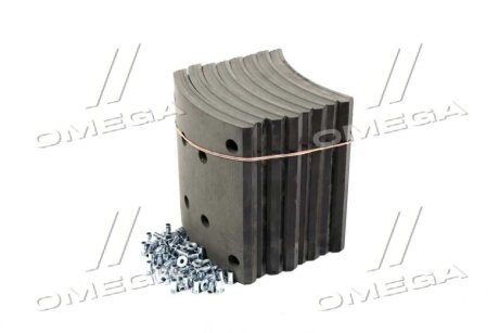 Накладка гальм. (компл. на вісь) із заклеп. 414х220 станд. RVI MAGNUM, PREMIUM RIDER rd 19187std