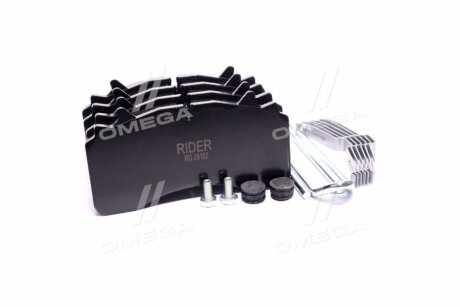Колодка гальмівна дискова (комплект на вісь) лінійка HIGH POWER RIDER rd 29162pro