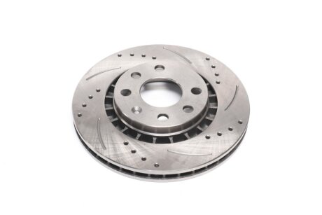 Диск гальмівний DAEWOO LANOS передній SPORT з перфорацією (R14) RIDER rd.96179110