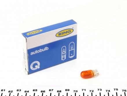 Автомобильная лампа WY5W 12V 5W W2.1x9.5d Standard (без цоколя, желтая) (1шт) Ring r501A