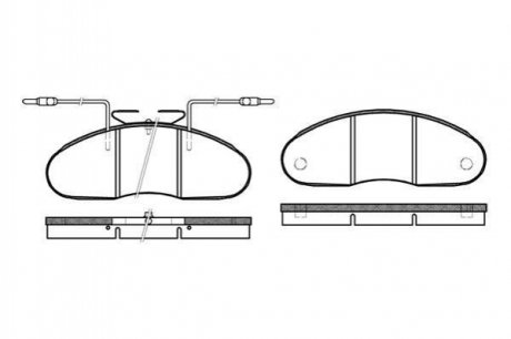 Тормозные колодки дисковые Renault Master, Iveco Daily ROADHOUSE 2048.02