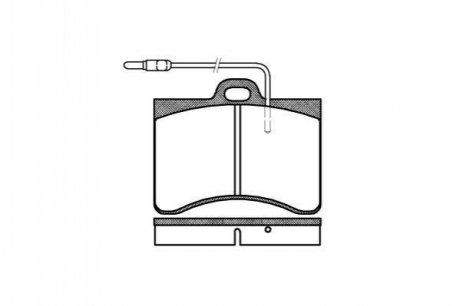 Купить Тормозные колодки дисковые Peugeot 605 ROADHOUSE 2086.04 (фото1) подбор по VIN коду, цена 900 грн.