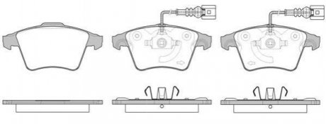 Купить Тормозные колодки дисковые Volkswagen Touareg, Porsche Cayenne ROADHOUSE 21045.22 (фото1) подбор по VIN коду, цена 1489 грн.