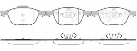 Купить Тормозные колодки дисковые Ford C-Max, Volvo S40, Ford Kuga, Mazda 5, Volvo C30, C70, Mazda 3, Volvo V50, Ford Focus, Volvo V40, Ford Ecosport ROADHOUSE 21082.00 (фото1) подбор по VIN коду, цена 1025 грн.