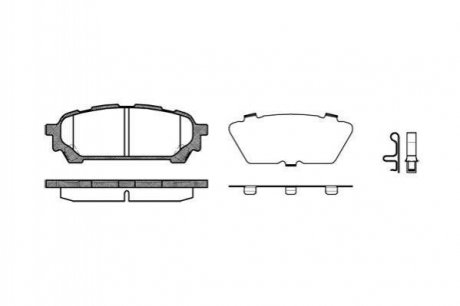 Тормозные колодки дисковые Subaru Impreza ROADHOUSE 21176.01