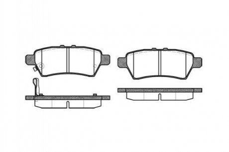 Тормозные колодки дисковые Nissan Pathfinder ROADHOUSE 21188.01