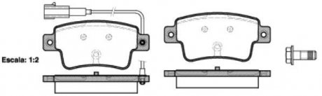 Тормозные колодки дисковые Fiat Punto ROADHOUSE 21198.02