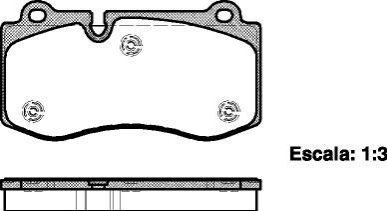 Купить Тормозные колодки дисковые Mercedes W221, W211, CLS-Class, C216, S211 ROADHOUSE 21202.00 (фото1) подбор по VIN коду, цена 1395 грн.