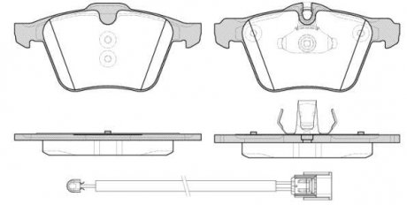 Купить Тормозные колодки дисковые Volvo V60, V70, XC70, S80, S60 ROADHOUSE 21217.02 (фото1) подбор по VIN коду, цена 2132 грн.