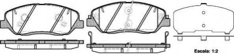 Купить Тормозные колодки дисковые KIA Sorento, SsangYong Korando, Hyundai Santa Fe, Genesis, SsangYong Actyon, KIA Carnival ROADHOUSE 21226.02 (фото1) подбор по VIN коду, цена 1680 грн.