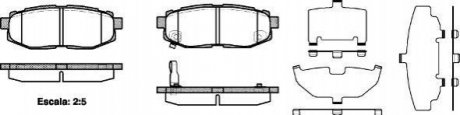 Тормозные колодки дисковые Subaru Tribeca, Legacy ROADHOUSE 21228.01