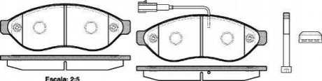 Купити Гальмівні колодки дискові Fiat Ducato, Peugeot Boxer, Citroen Jumper, Toyota Auris ROADHOUSE 21237.01 (фото1) підбір по VIN коду, ціна 1527 грн.