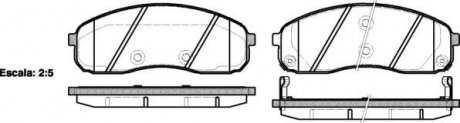 Гальмівні колодки дискові KIA Carnival ROADHOUSE 21244.02