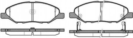 Тормозные колодки дисковые Nissan Tiida ROADHOUSE 21293.02