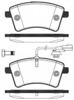 Купить Тормозные колодки дисковые Renault Kangoo ROADHOUSE 21351.01 (фото1) подбор по VIN коду, цена 1319 грн.