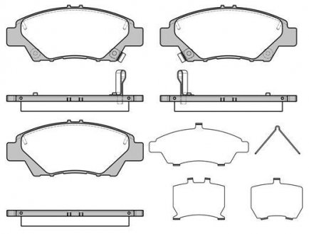 Купить Тормозные колодки дисковые Honda Jazz ROADHOUSE 21358.42 (фото1) подбор по VIN коду, цена 1244 грн.