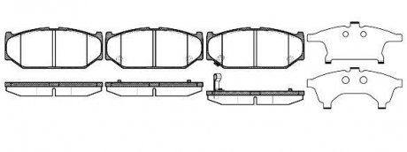 Тормозные колодки дисковые Suzuki Swift ROADHOUSE 21381.11