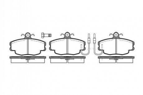 Тормозные колодки дисковые Peugeot 306 ROADHOUSE 2141.02