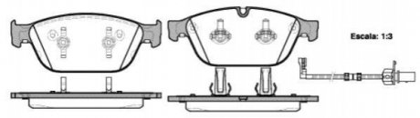 Гальмівні колодки дискові Audi A8 ROADHOUSE 21443.02