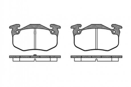 Купити Гальмівні колодки дискові Volkswagen Passat, Renault 19, Peugeot 306, Renault Megane, Volkswagen Golf, Skoda Superb, Volkswagen Sharan, Audi TT, Citroen Xsara, Renault Clio, Skoda Yeti ROADHOUSE 2144.50 (фото1) підбір по VIN коду, ціна 577 грн.