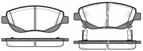 Купить Тормозные колодки дисковые Toyota Avensis, Verso ROADHOUSE 21448.02 (фото1) подбор по VIN коду, цена 1282 грн.