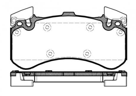 Купить Тормозные колодки дисковые Audi A7, A8, A6 ROADHOUSE 21463.00 (фото1) подбор по VIN коду, цена 2379 грн.