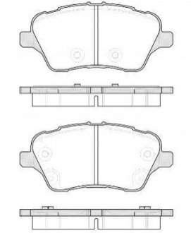 Тормозные колодки дисковые Ford B-Max, Fiesta ROADHOUSE 21514.00