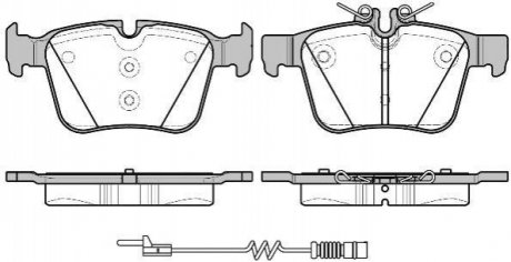 Купить Тормозные колодки дисковые Mercedes W205, S205, C205 ROADHOUSE 21516.20 (фото1) подбор по VIN коду, цена 1019 грн.