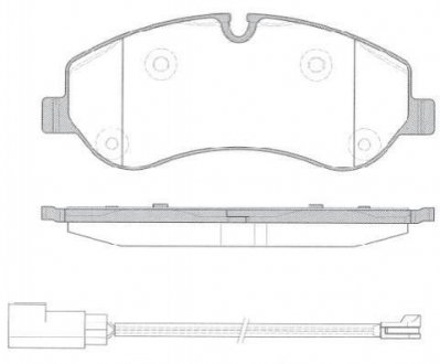 Купить Тормозные колодки дисковые Ford Transit ROADHOUSE 21520.02 (фото1) подбор по VIN коду, цена 1254 грн.