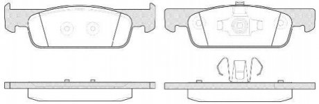 Купити Гальмівні колодки дискові Renault Sandero, Dacia Logan, Renault Clio, Smart Fortwo, Forfour, Renault Logan, Twingo ROADHOUSE 21540.00 (фото1) підбір по VIN коду, ціна 786 грн.