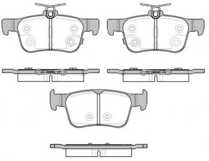 Тормозные колодки дисковые Honda Civic ROADHOUSE 21551.32