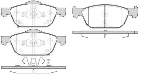 Купить Тормозные колодки дисковые Honda Civic ROADHOUSE 21552.02 (фото1) подбор по VIN коду, цена 914 грн.