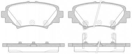 Купити Гальмівні колодки дискові Mazda 3 ROADHOUSE 21570.02 (фото1) підбір по VIN коду, ціна 784 грн.