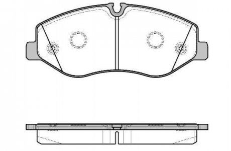 Купить Тормозные колодки дисковые Mercedes V-Class, Vito ROADHOUSE 21623.00 (фото1) подбор по VIN коду, цена 1090 грн.